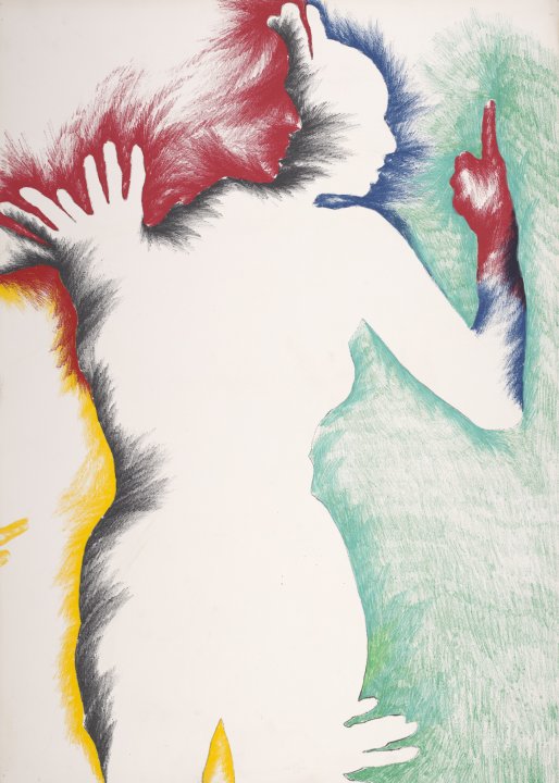 [Working proof for an Untitled lithograph]