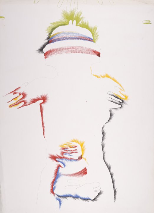 [Working proof for an Untitled lithograph]