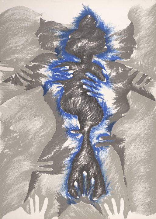 [Working proof for Stage IV of an Untitled lithograph suite]