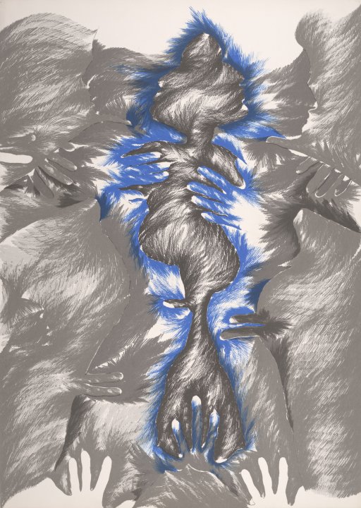 [Working proof for Stage IV of an Untitled lithograph suite]
