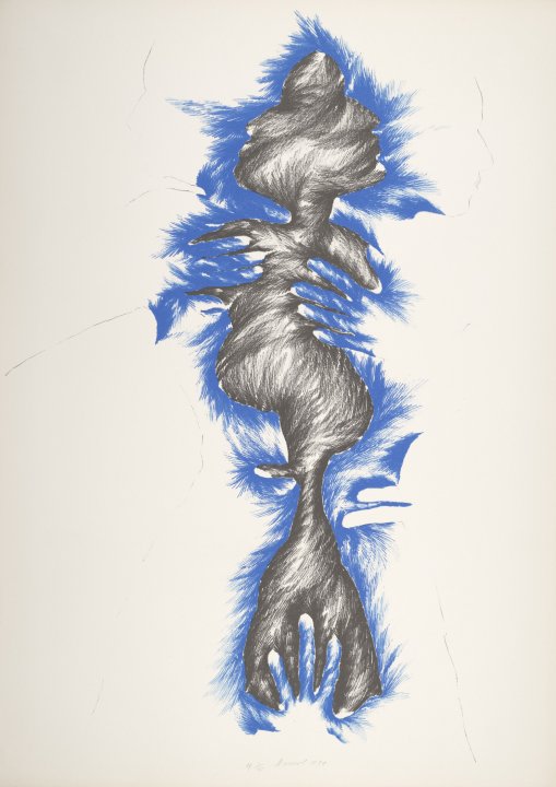 [Stage II of an Untitled lithograph suite]