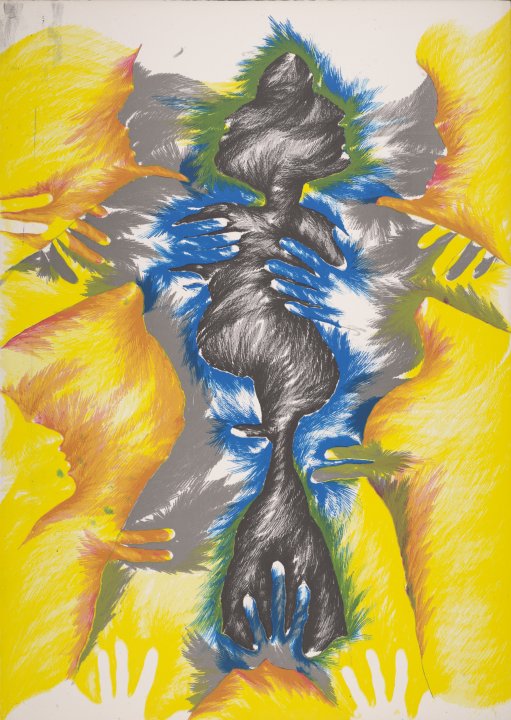 [Working proof for Stage VI of an Untitled lithograph suite]