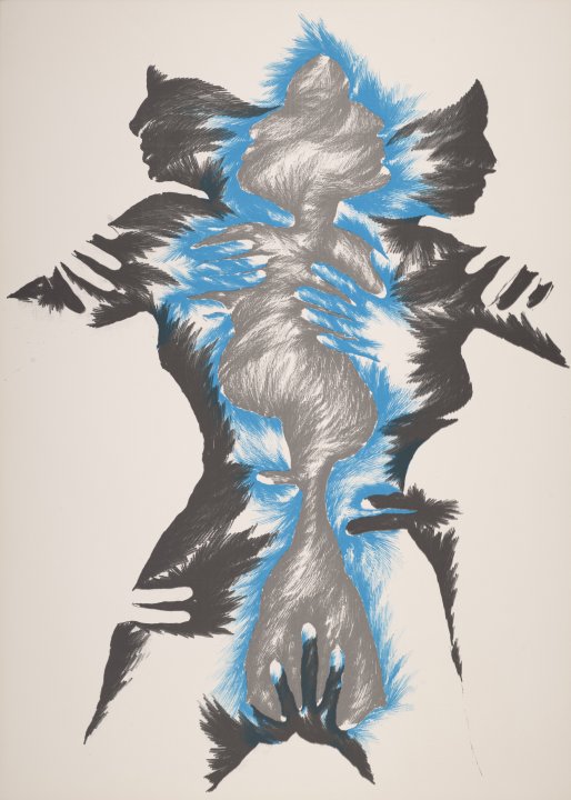 [Working proof for Stage III of an Untitled lithograph suite]