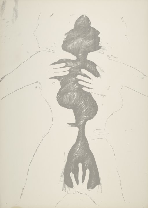 [Working proof for Stage I of an Untitled lithograph suite]