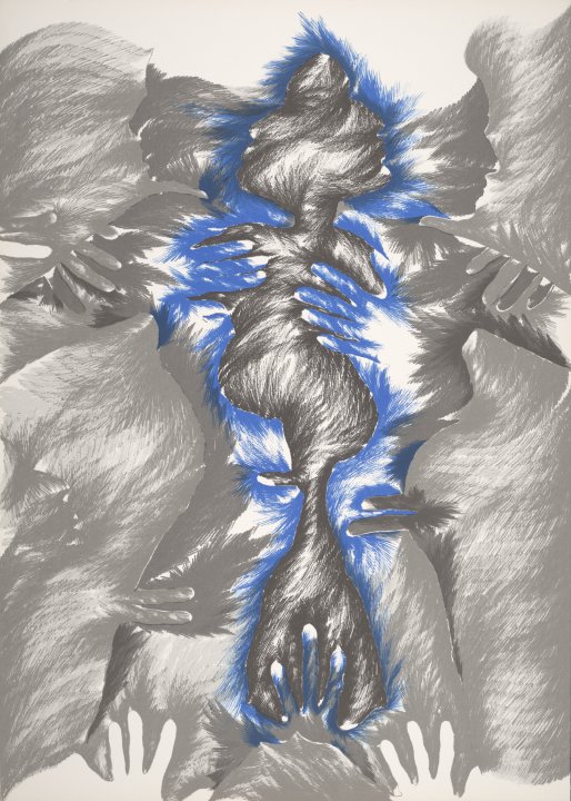 [Stage IV of an Untitled lithograph suite]