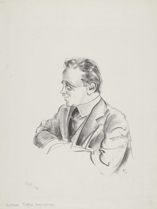 Austria: Dollfuss (assassinated 1924) from the portfolio Geneva Portraits
