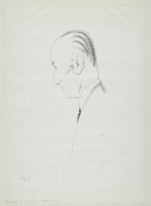 England: Sir Samuel Hoare, Home Secretary from the portfolio Geneva Portraits