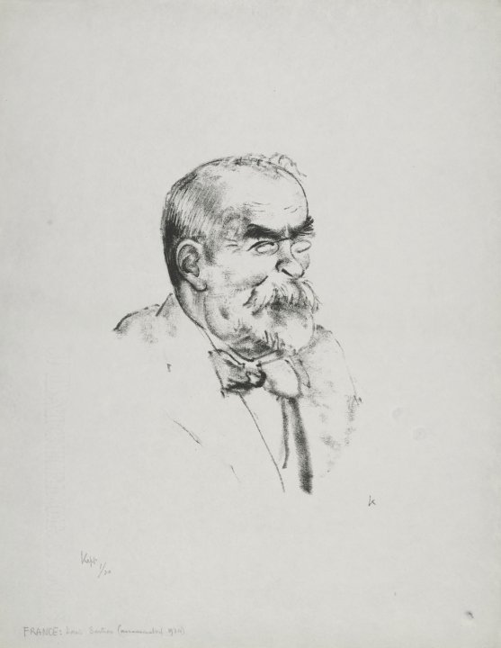 France: Louis Barthou (assassinated 1934) from the portfolio Geneva Portraits