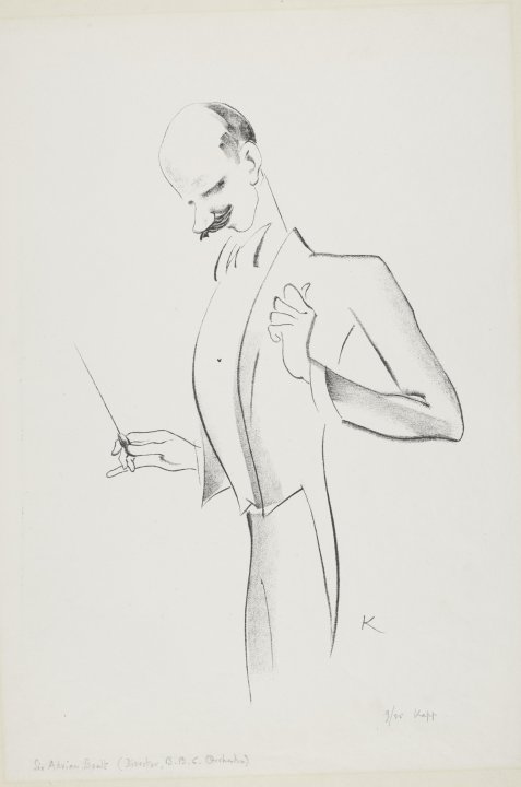 Sir Adrian Boult, Director BBC Orchestra