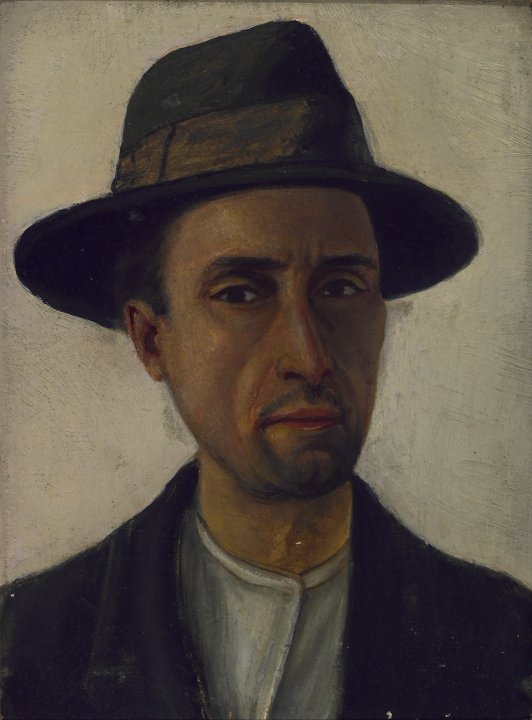 Self Portrait with Fedora Hat