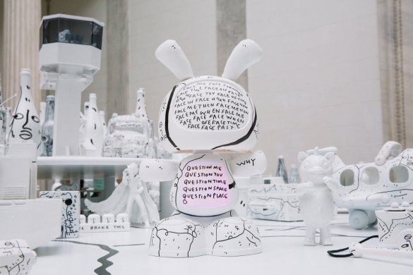 Detail of an installation that's part of Shantell Martin: Someday We Can