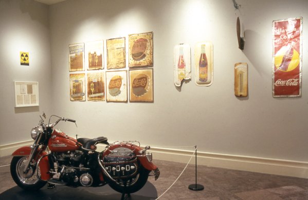 Installation view of The Material Fifties