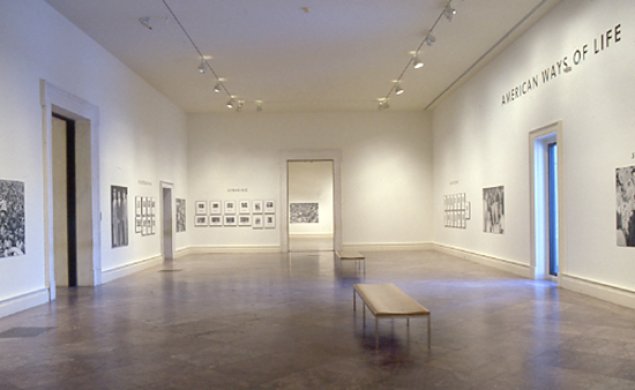 Installation view of The Tumultuous Fifties: A View from the New York Times Photo Archives