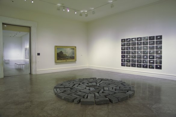 Installation view of Artist’s Eye on the Collection: Julie Mehretu