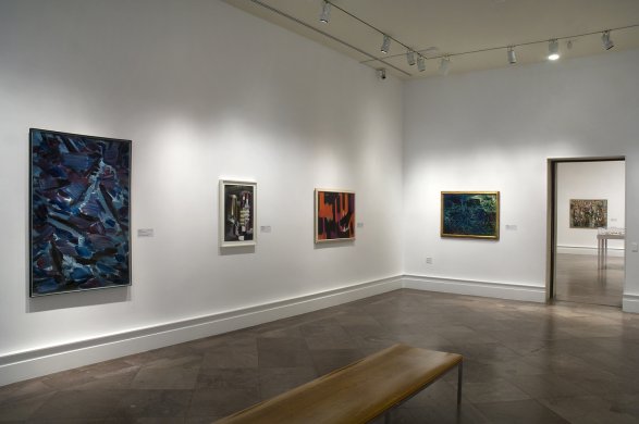 Installation view of The Automatiste Revolution: Montreal 1941–1960