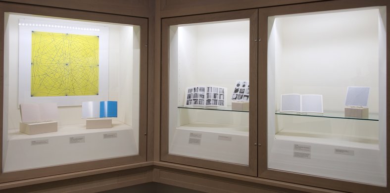 Installation view of Printed Editions in the Sixties and Seventies: LeWitt, Roth, Ruscha
