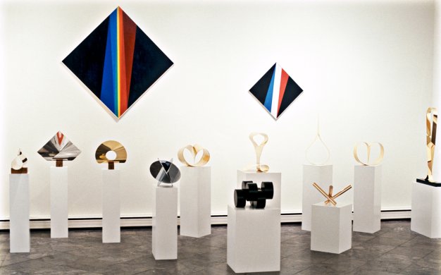 Installation view of Max Bill: Painting, Sculpture and Graphics 1928–1974