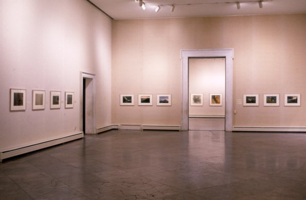Installation view of A Distanced Land: The Photographs of John Pfahl