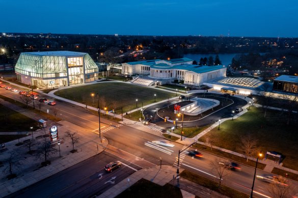 Aerial view of Buffalo AKG campus