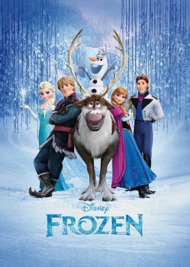Film poster for Disney's "Frozen" 
