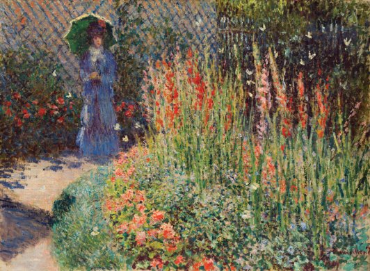 Claude Monet's Rounded Flower Bed, 1876