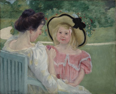 Mary Cassatt's In the Garden, 1903 or 1904