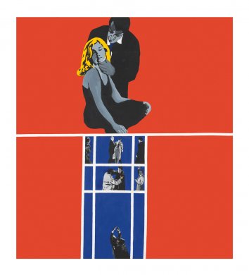 Rosalyn Drexler's "Love and Violence," 1965