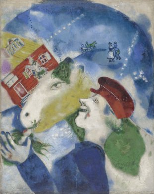 Marc Chagall's La Vie paysanne (Peasant Life), 1925