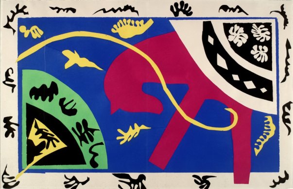 Henri Matisse's Le cheval, l'écuyère et le clown (The Horse, the Circus Rider and the Clown) from Jazz, 1947