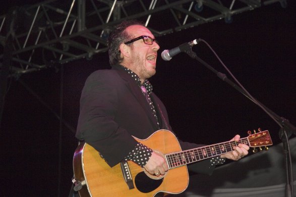 Elvis Costello performs at Rockin' at the Knox 2007