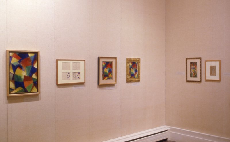 Installation view of Morgan Russell: A Retrospective