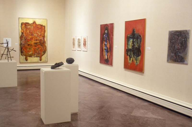 Installation view of The Independent Group: Postwar Britain and the Aesthetics of Plenty