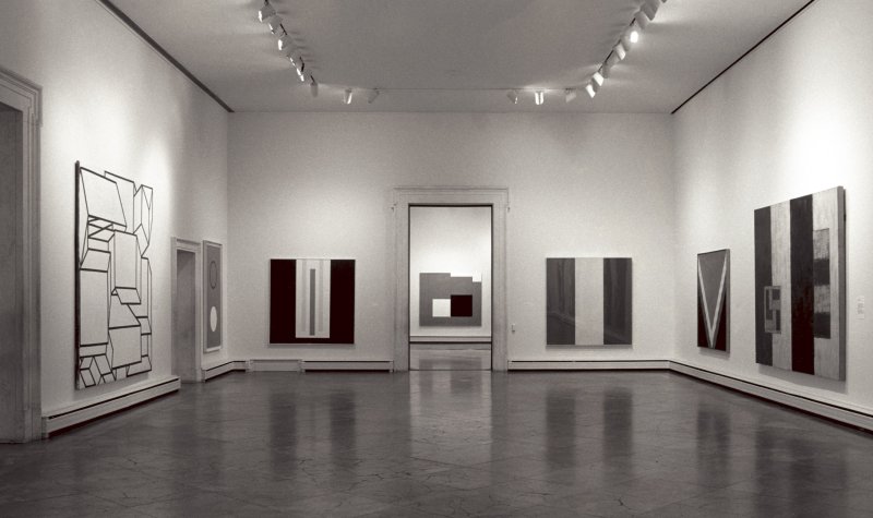 Installation view of Two Paths Through Abstraction: A Selection from the Permanent Collection