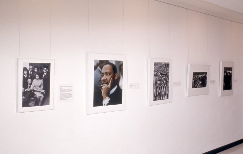 Installation view of My Point of View: Photographs by Moneta Sleet, Jr.