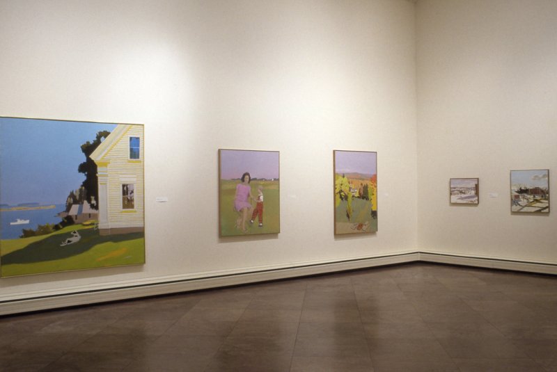 Installation view of Fairfield Porter: An American Painter
