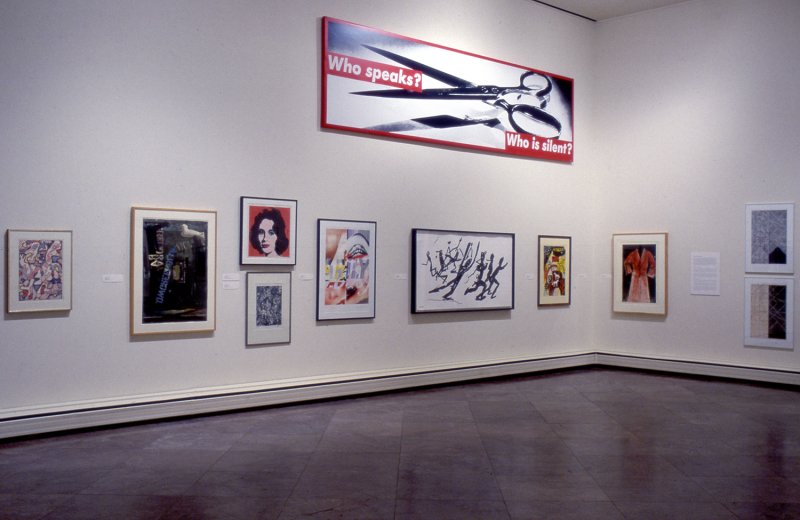 Installation view of Master Prints from Upstate New York Museums