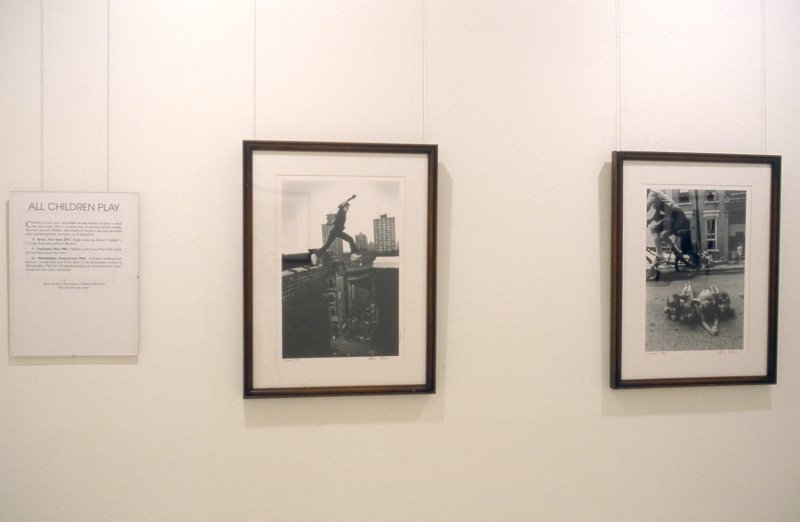 Installation view of Outside the Dream: Child Poverty in America