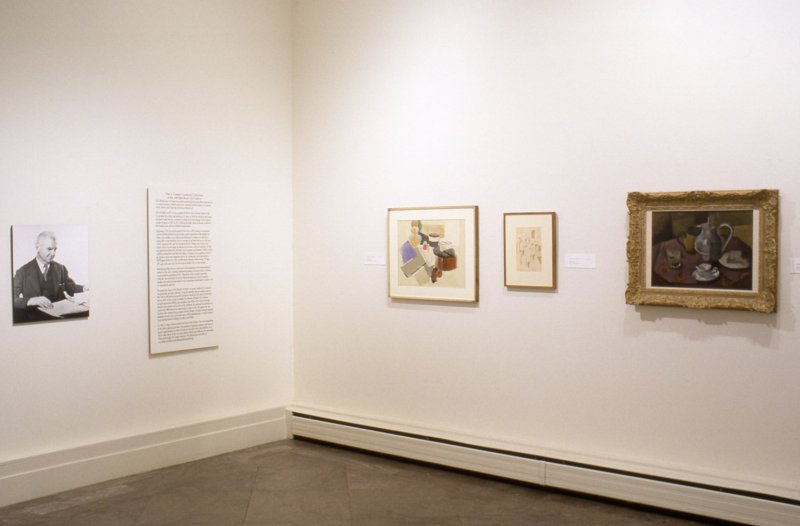 Installation view of The A. Conger Goodyear Collection 