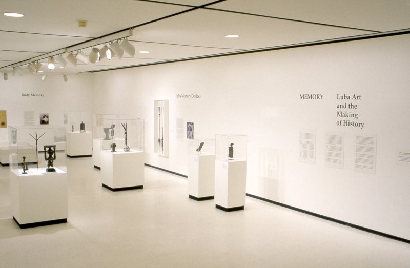 Installation view of Memory: Luba Art and the Making of History