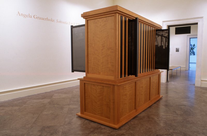 Installation view of Angela Grauerholz: Sententia I to LXII