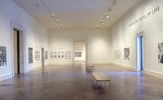 Installation view of The Tumultuous Fifties: A View from the New York Times Photo Archives