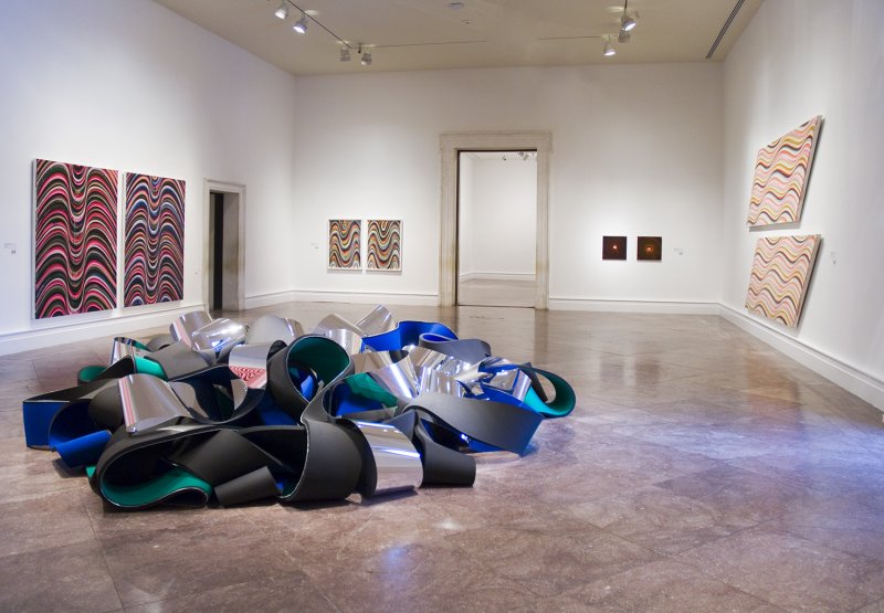 Installation view of Karin Davie: Dangerous Curves