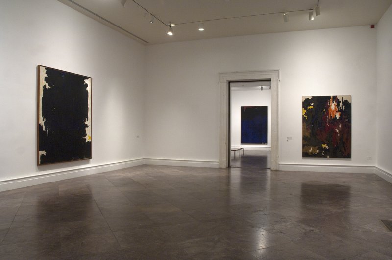 Installation view of Clyfford Still