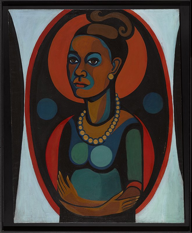Faith Ringgold's Early Works #25: Self-Portrait, 1965