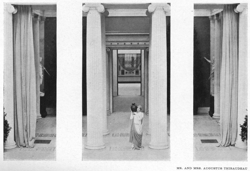 The Sculpture Court during the Albright Art Gallery's Golden Jubilee in November 1912