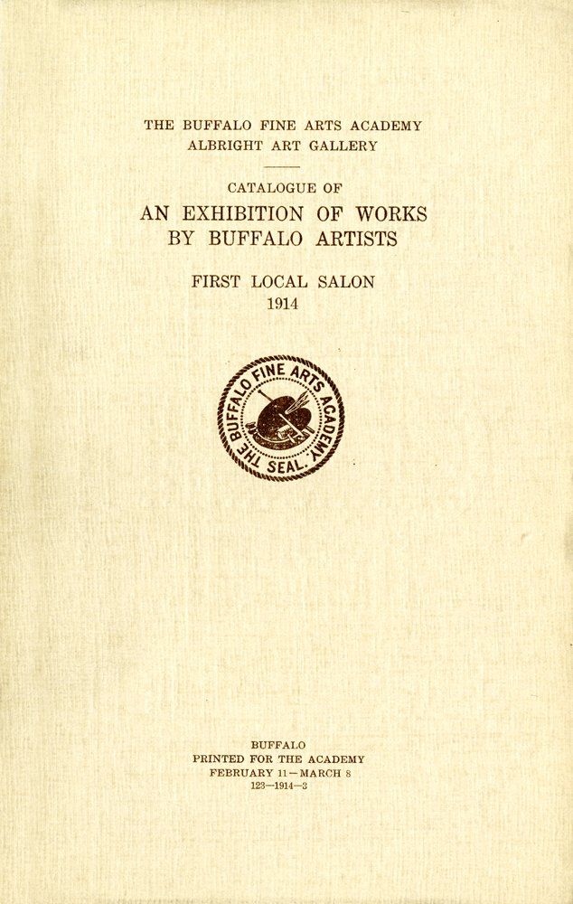 Cover of Catalogue of an Exhibition of Works by Buffalo Artists: First Local Salon