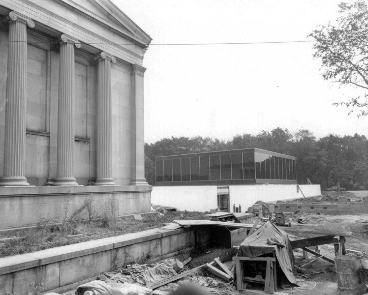 Construction of the 1962 Knox Building, September 14, 1961