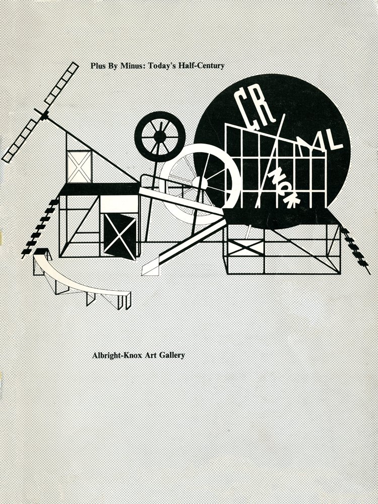 Cover of the exhibition catalogue Plus by Minus: Today's Half Century