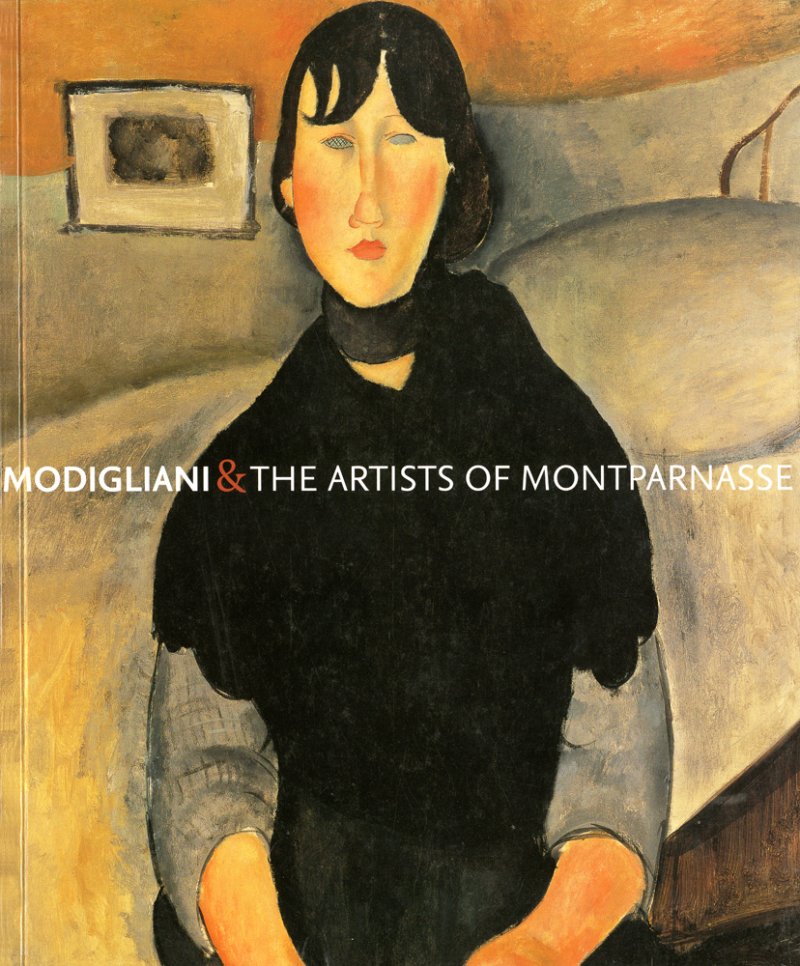 Cover of the exhibition catalogue for Modigliani & the Artists of Montparnasse