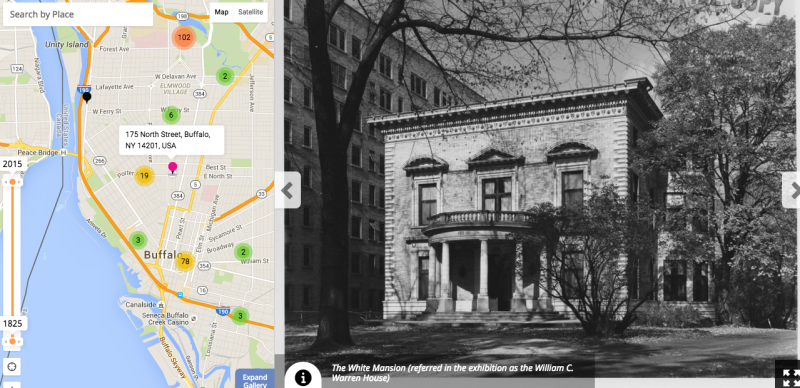 William C. Warren House (Screenshot of the Albright-Knox Art Gallery’s channel on Historypin)